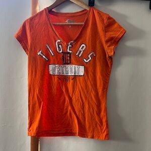 Detroit Tigers Orange Short Sleeve Tee